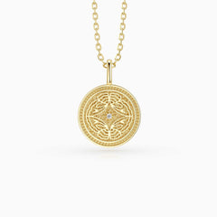Butterfly Becoming Medallion Necklace