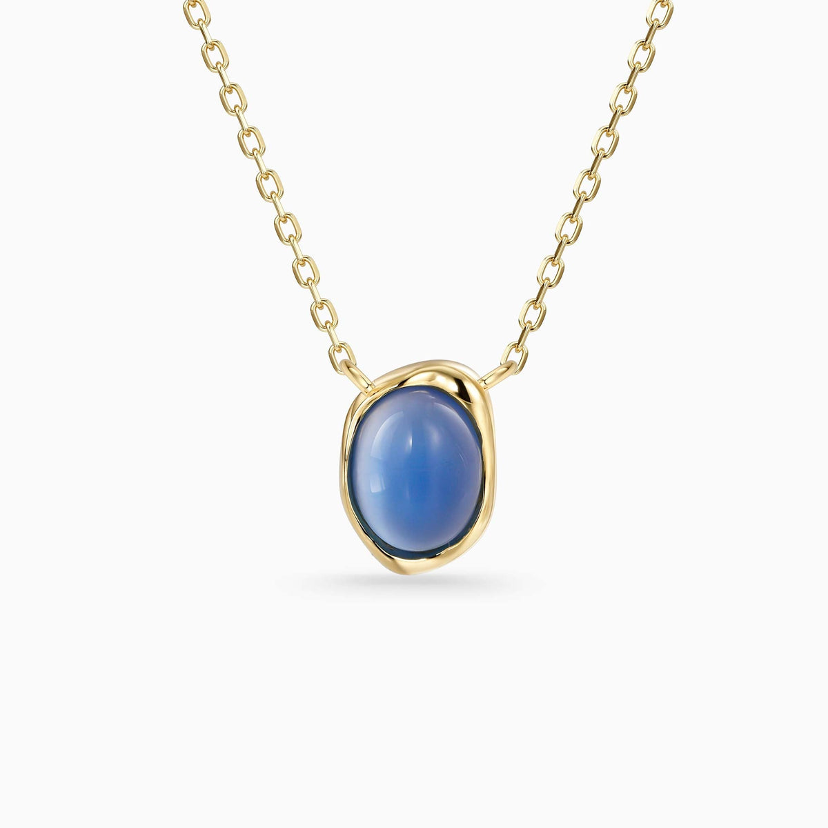 Seren Droplet Gemstone Necklace