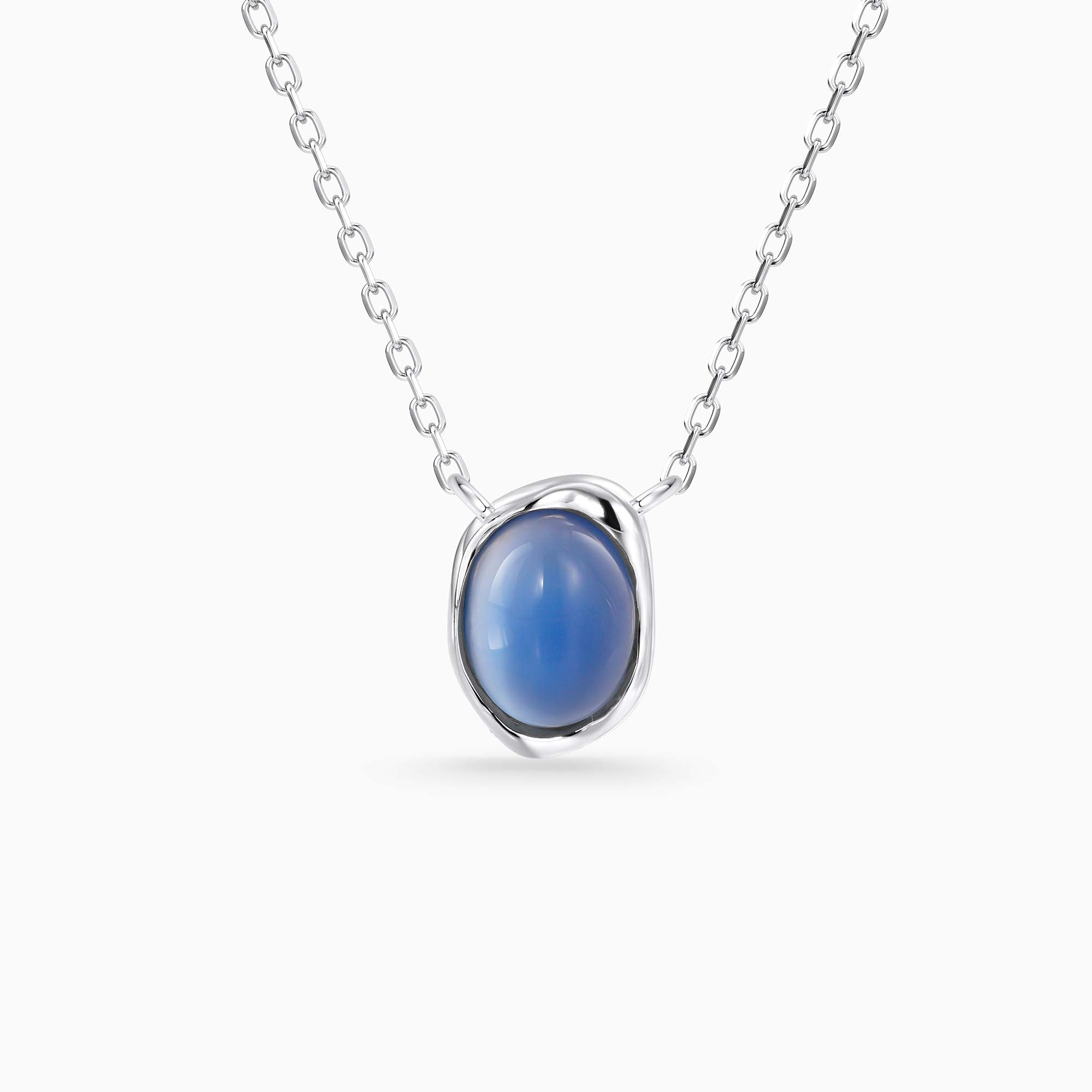 Seren Droplet Gemstone Necklace