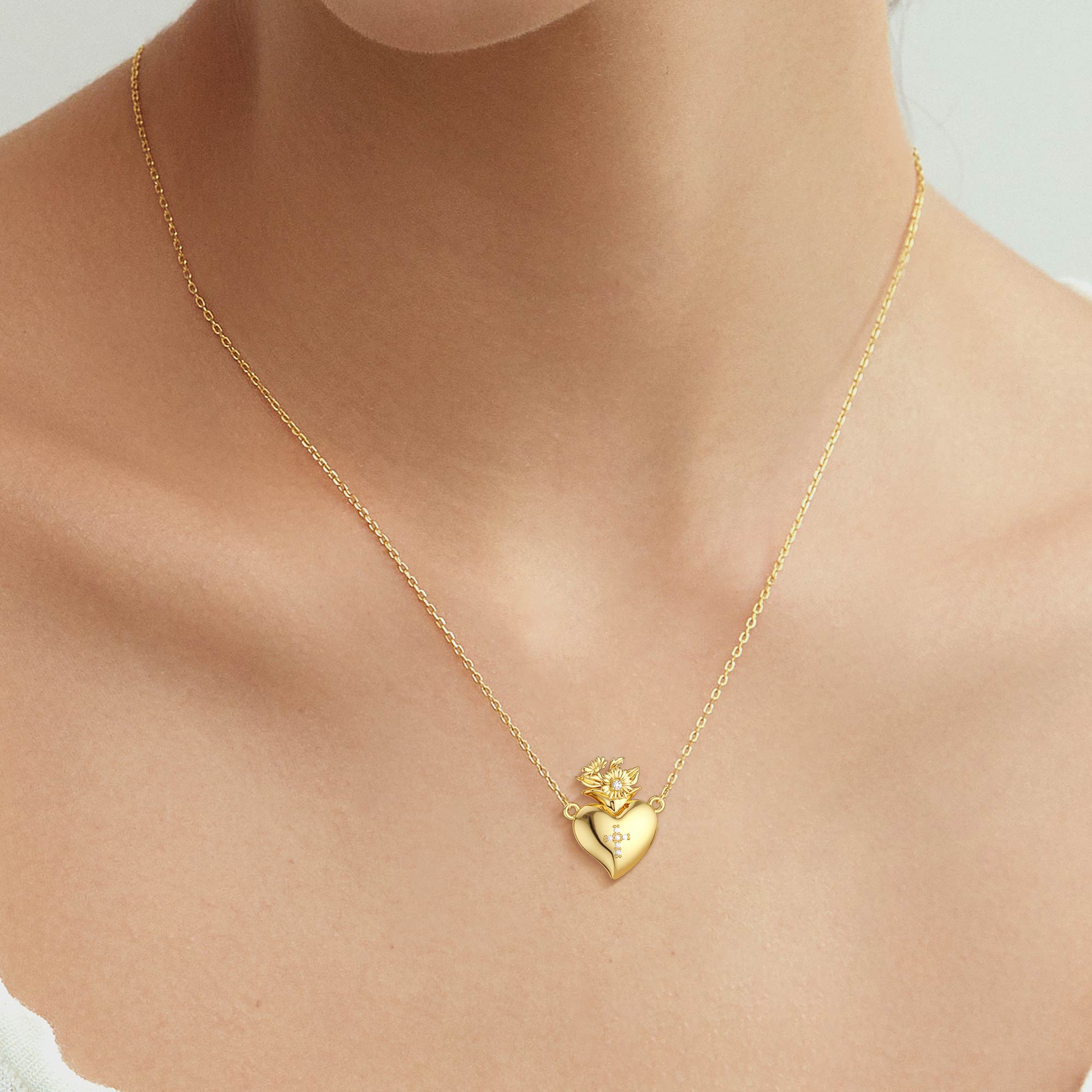 Born of Love Blooming Birth Flower Necklace