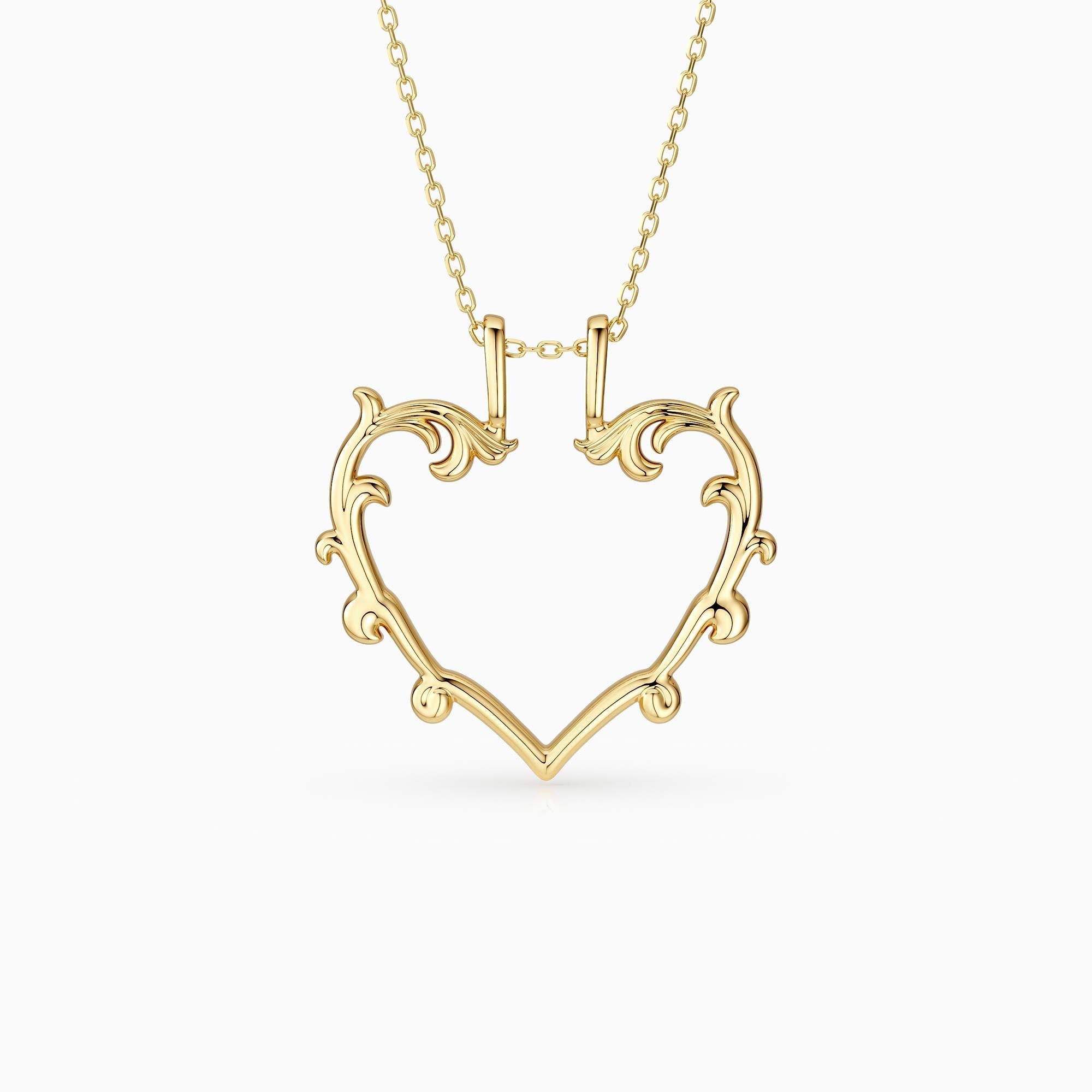 Sacred Bloom Heart of Love Necklace