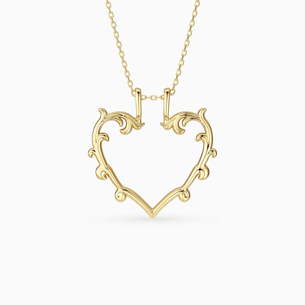 Sacred Bloom Heart of Love Necklace