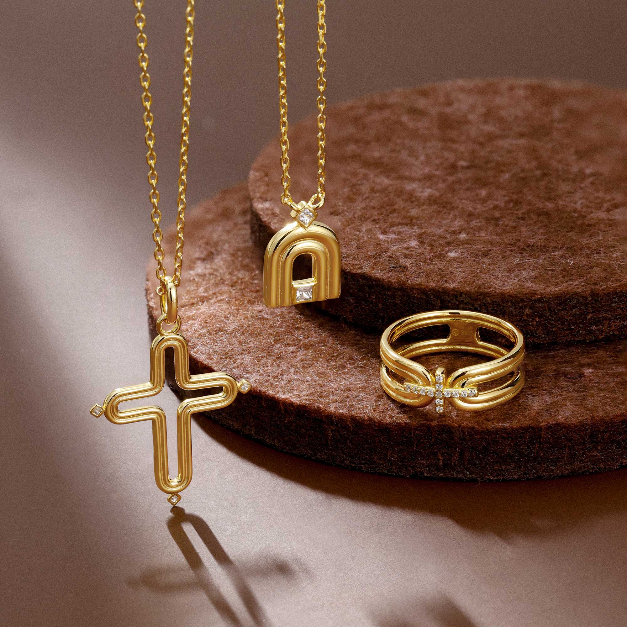 Sanctuary Cross Necklace