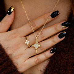 Vine Cross Pendant Necklace