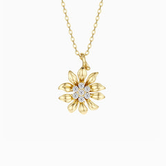 Floral Light Pendant Necklace