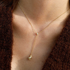 Snail Y Necklace