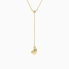 Snail Y Necklace
