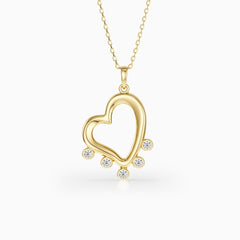 Aria Heart Pendant Necklace