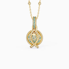 Gradient Jesus Fish Necklace