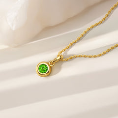 Bubble Knot August Birthstone Charm Pendant