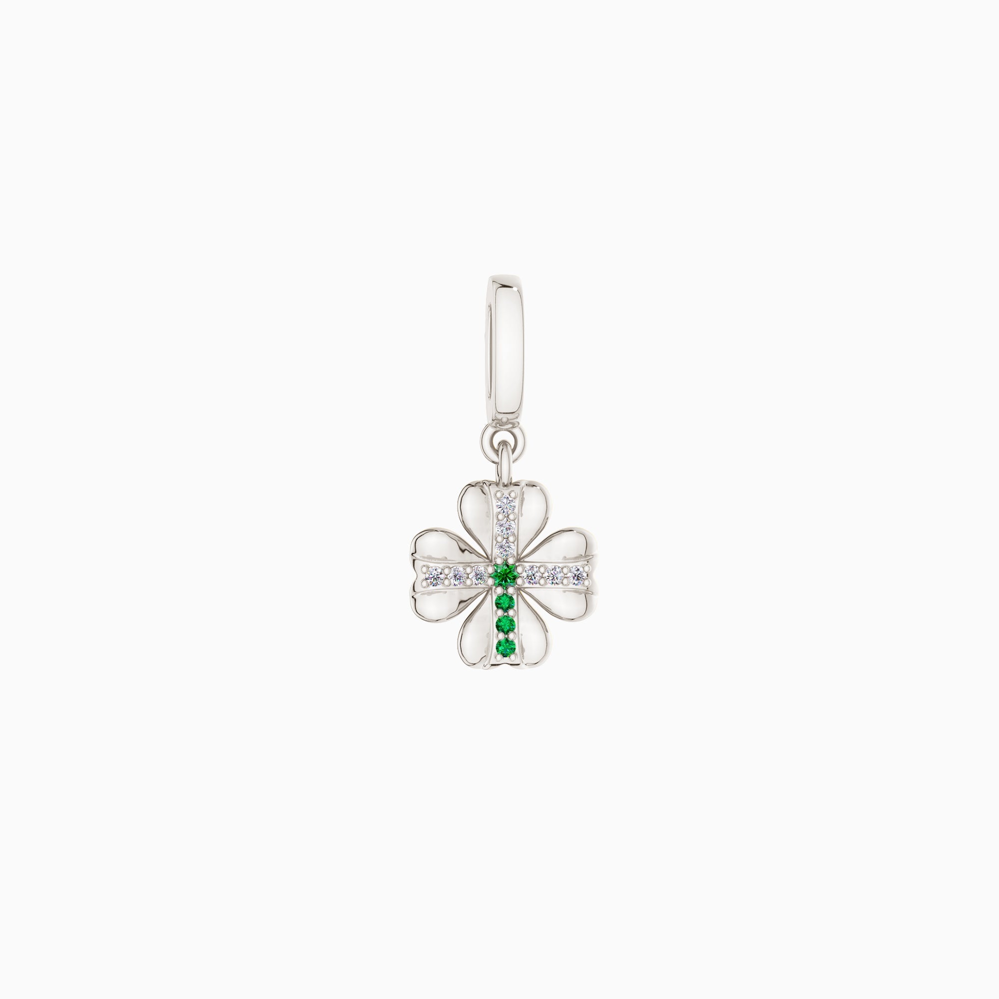 Four-Leaf Clover Charm Pendant