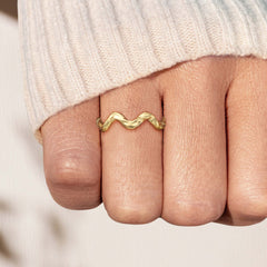 Highs and Lows Open Ring