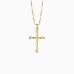 Zircon Cross Necklace