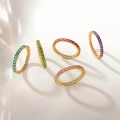 Pavé Zircon Band Ring