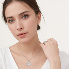 Personalized Highs And Lows Gold Coin Necklace