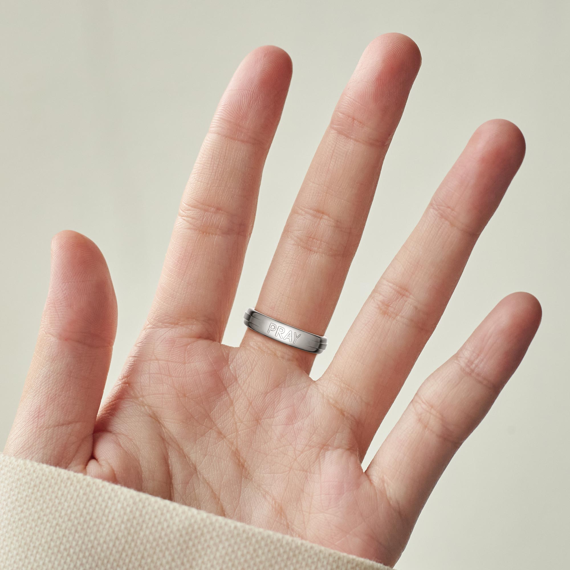 Cross Pray Bands Ring