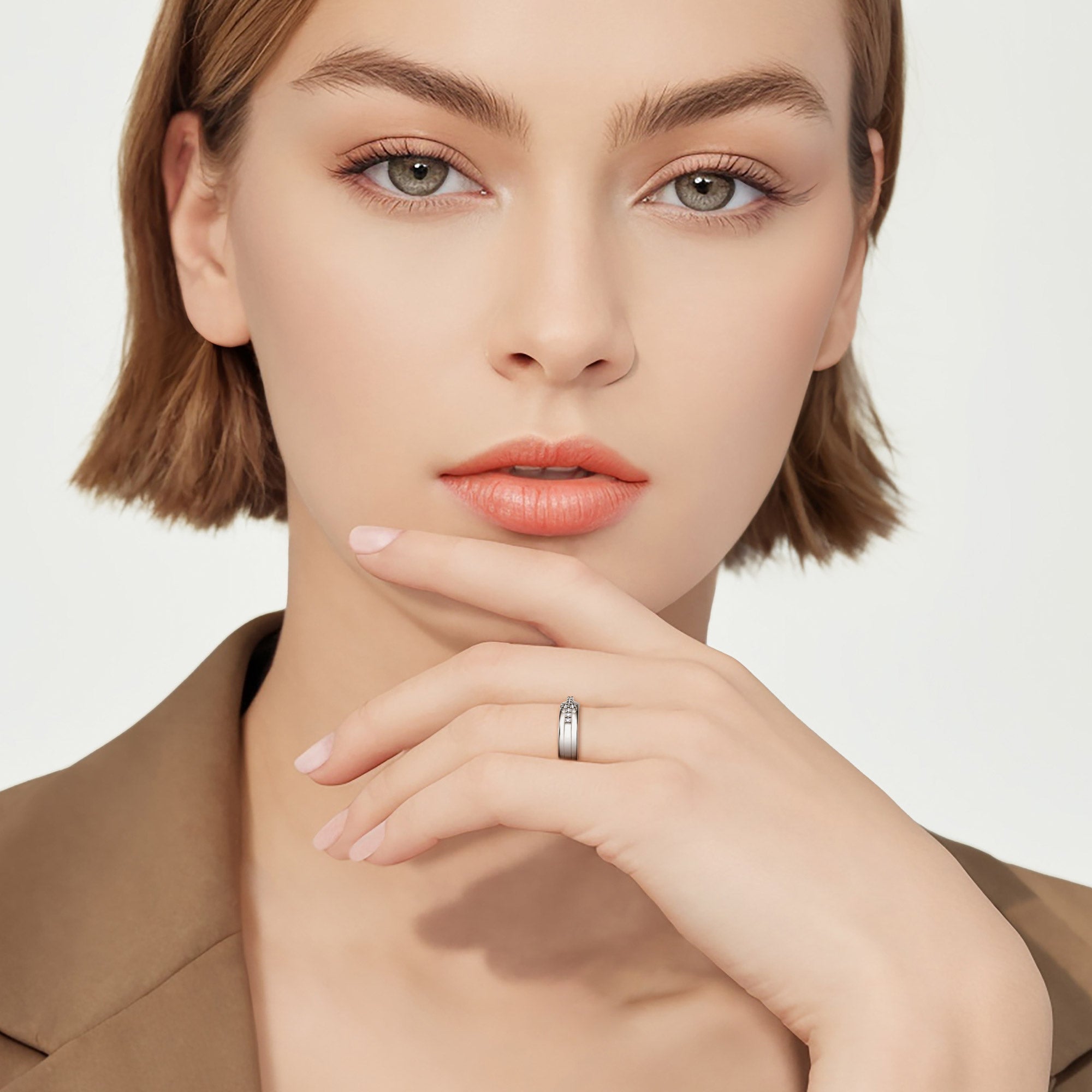 Cross Pray Bands Ring