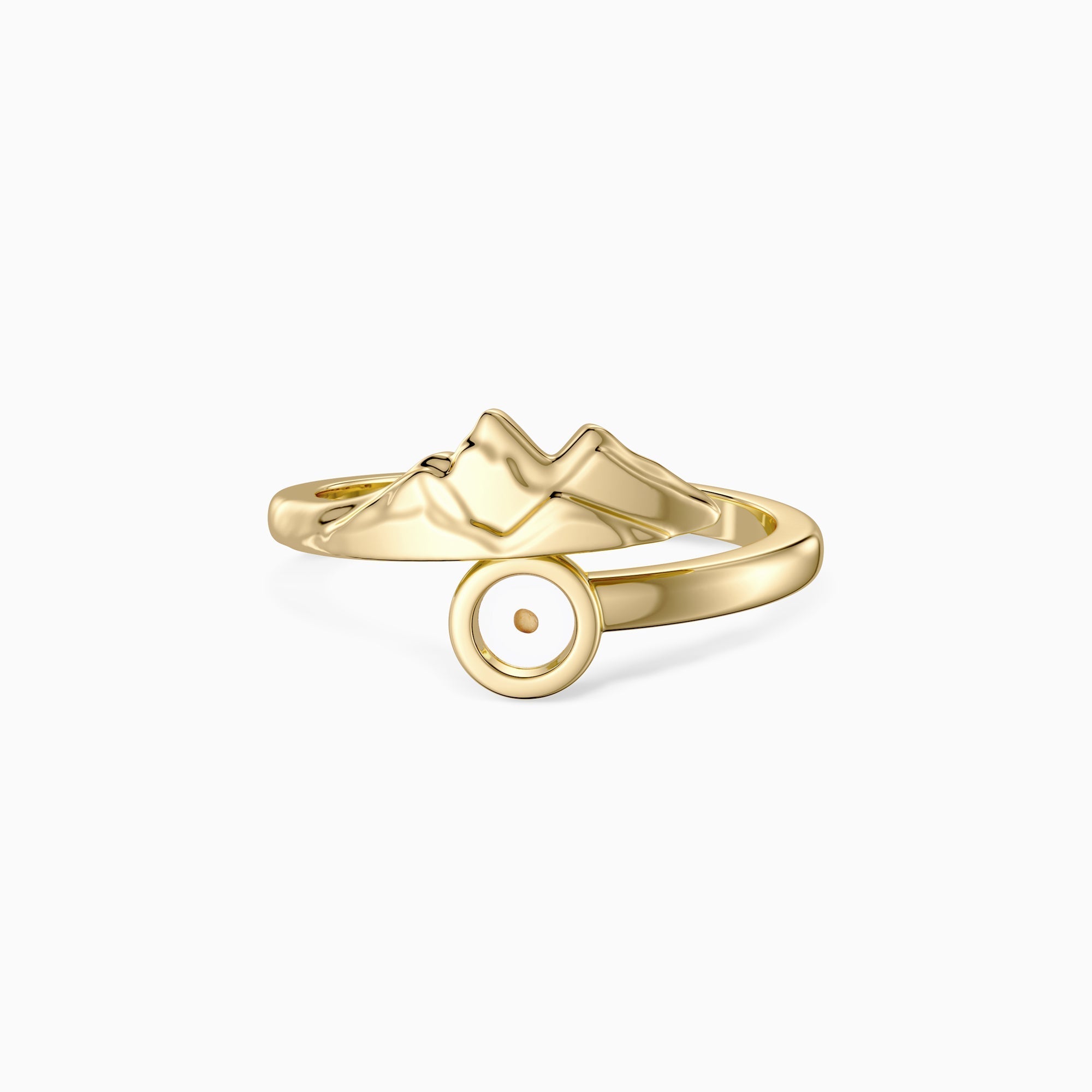 Mustard Seed Move Mountain Faith Statement Ring