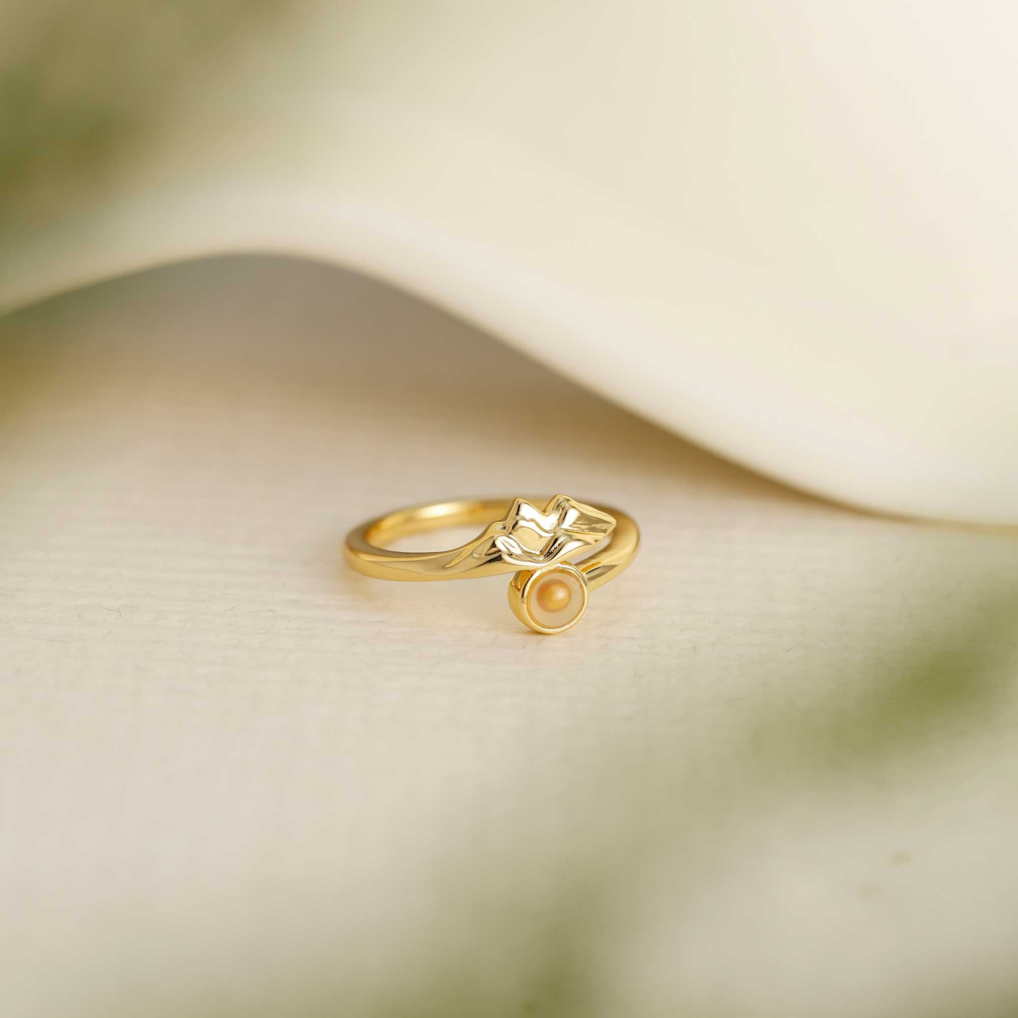 Mustard Seed Move Mountain Faith Statement Ring
