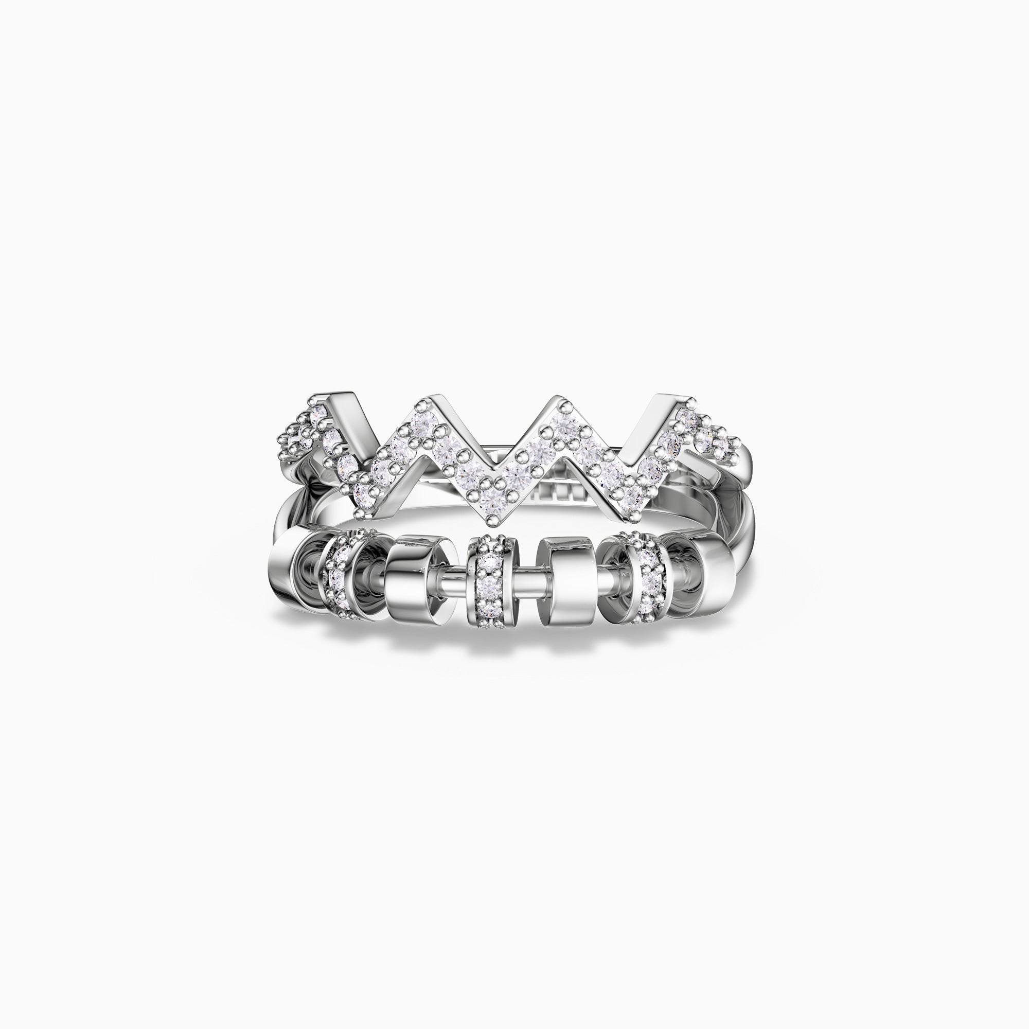 Highs and Lows Serenity Spinner Fidget Ring
