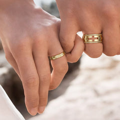 Cross Pray Bands Ring