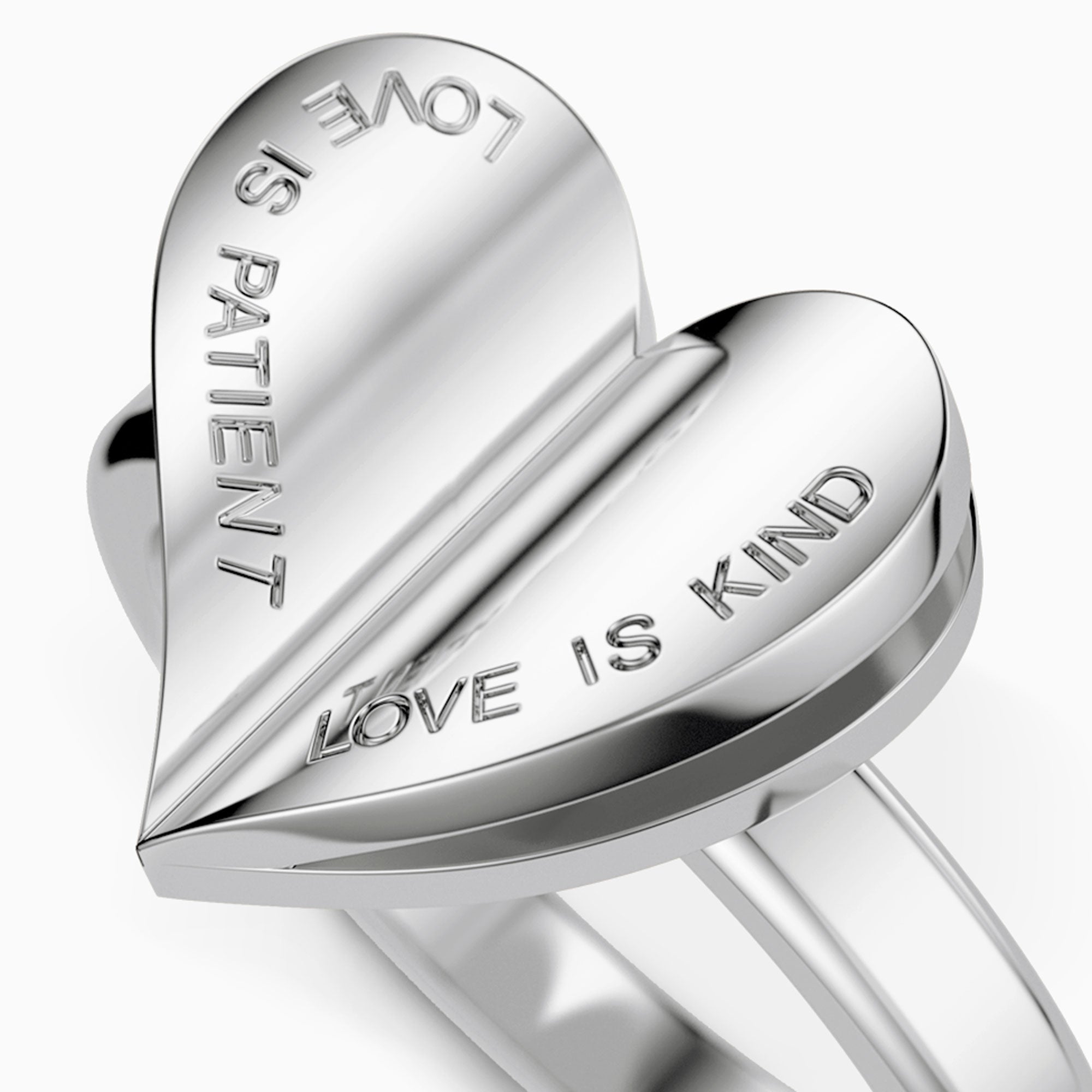 Personalized Chapters of Love Engraved Statement Ring