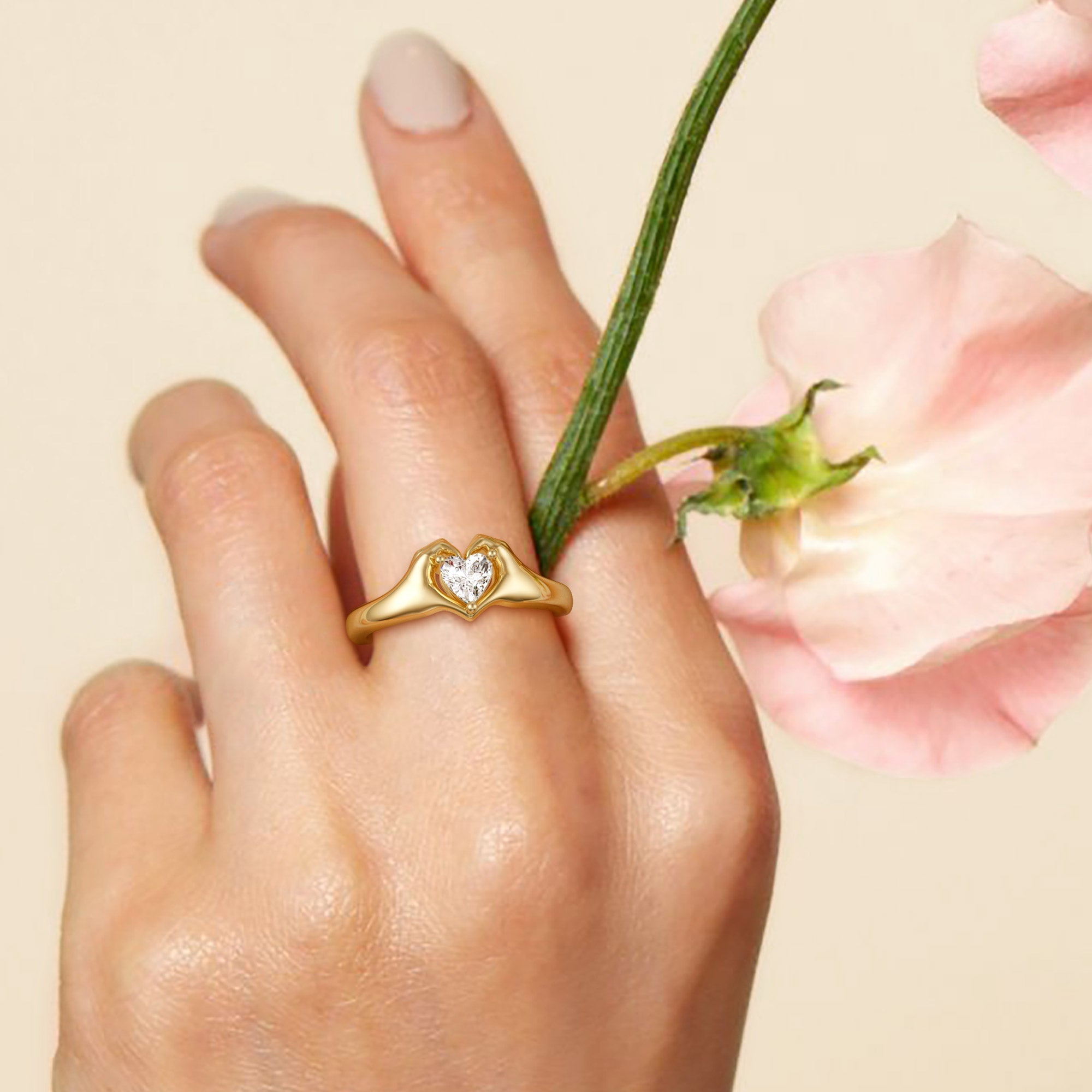 Embrace of Affection Love Statement Ring