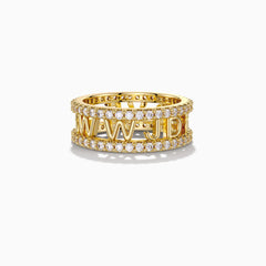Bible Acronym WWJD Cross Ichthys Statement Ring