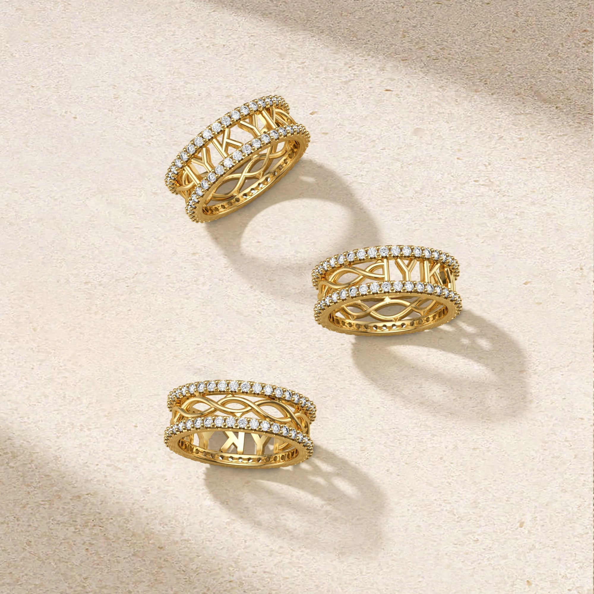 Bible Acronym IYKYK Crown Of Thorns Statement Ring