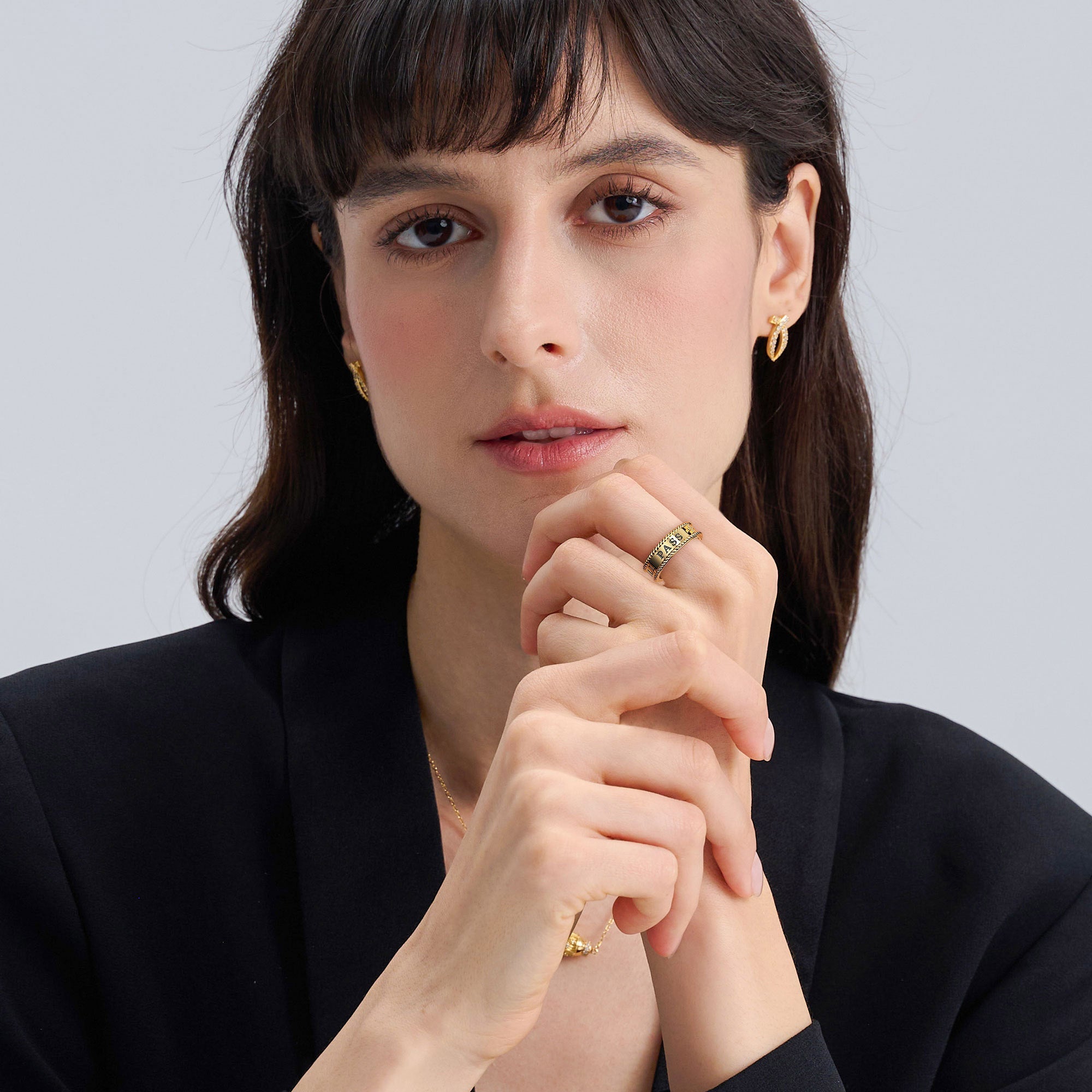 This Too Shall Pass Cross Statement Ring