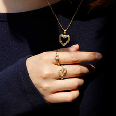 Personalized Braided Love Knot Ring