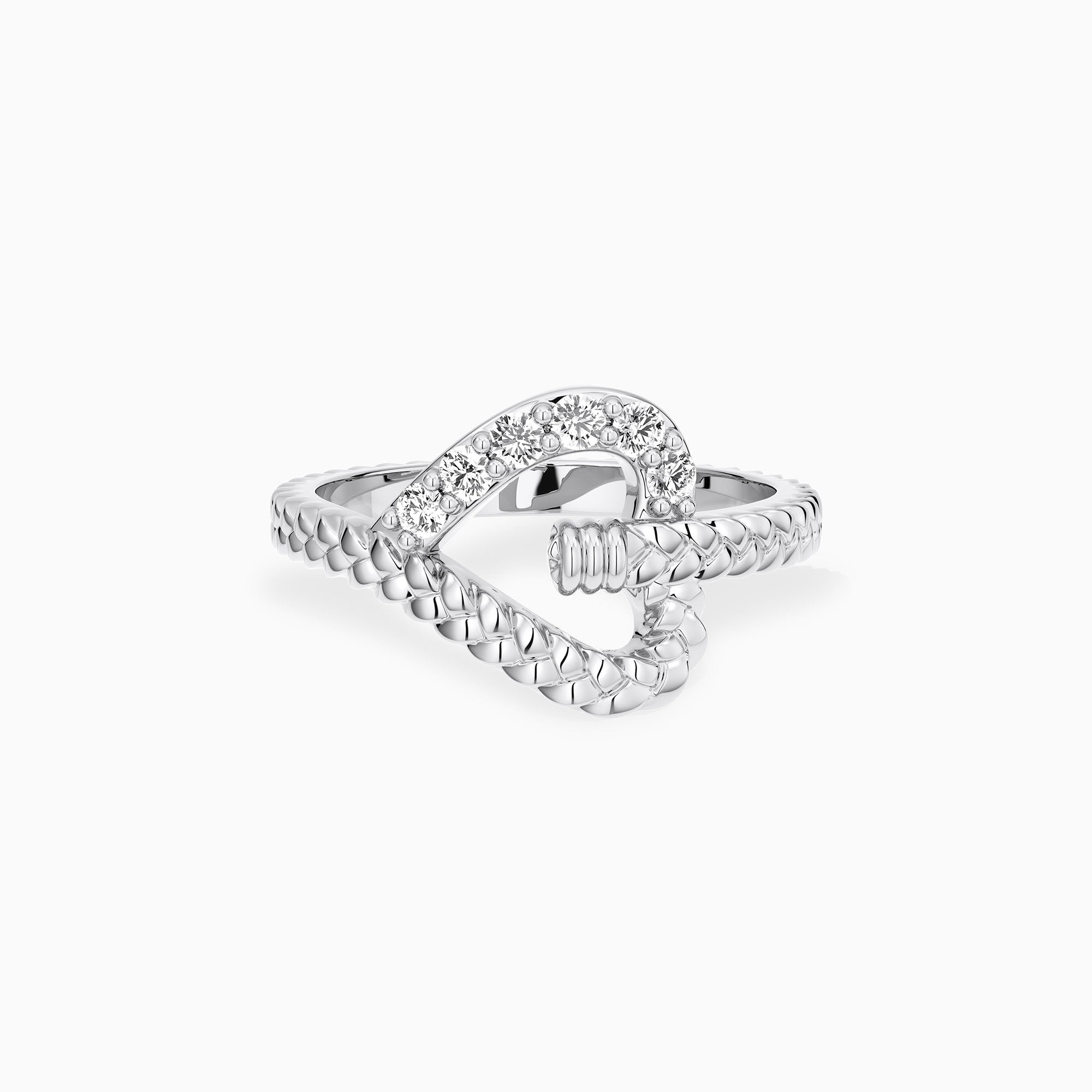 Personalized Braided Love Knot Ring
