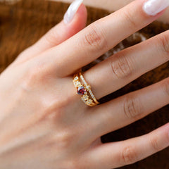 Sacred Heart Bloom Ring