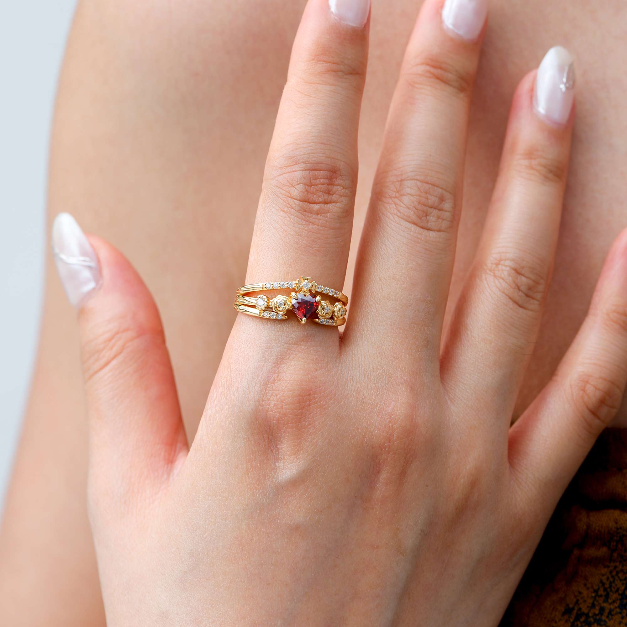 Sacred Heart Bloom Ring