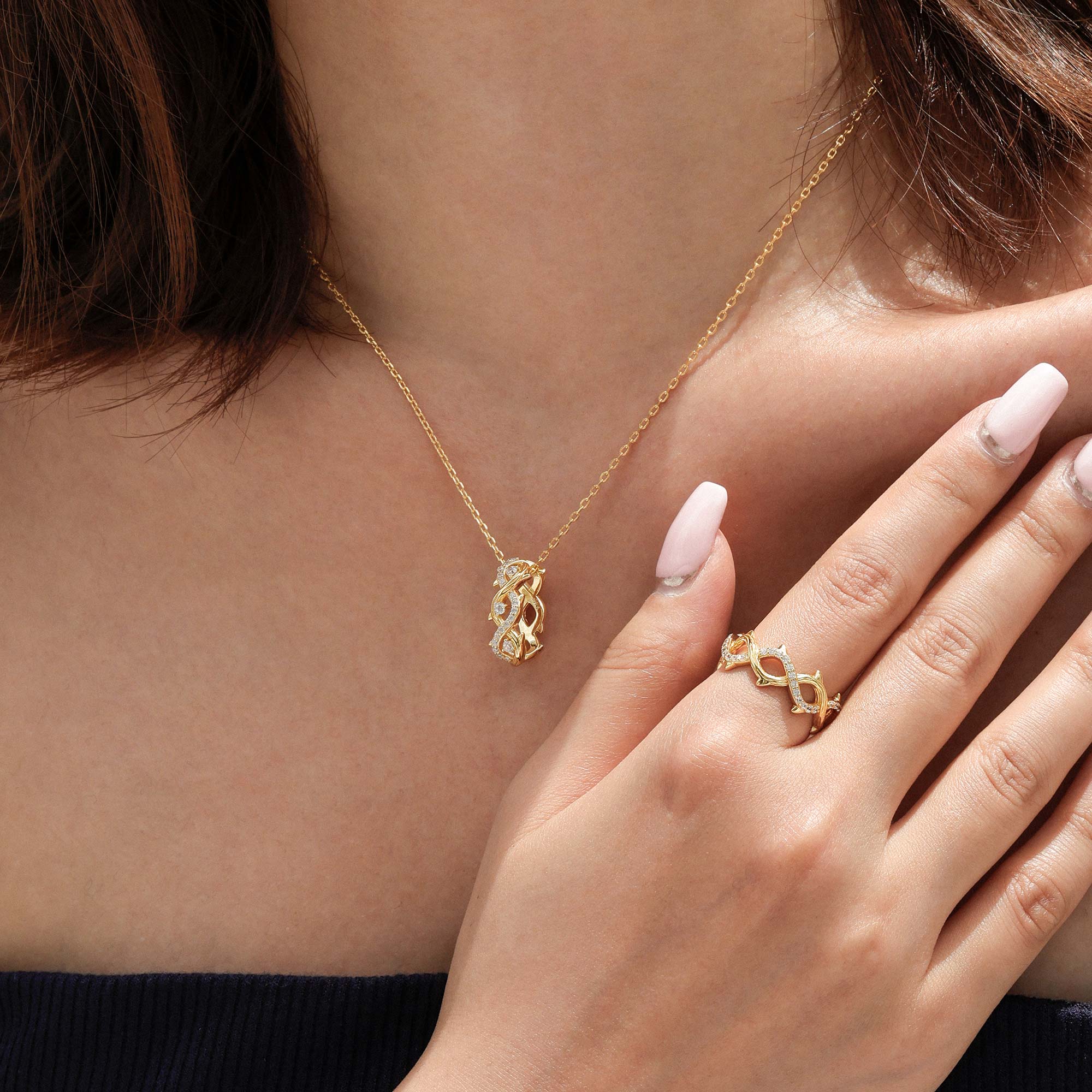 Thorns & Light Pendant Necklace