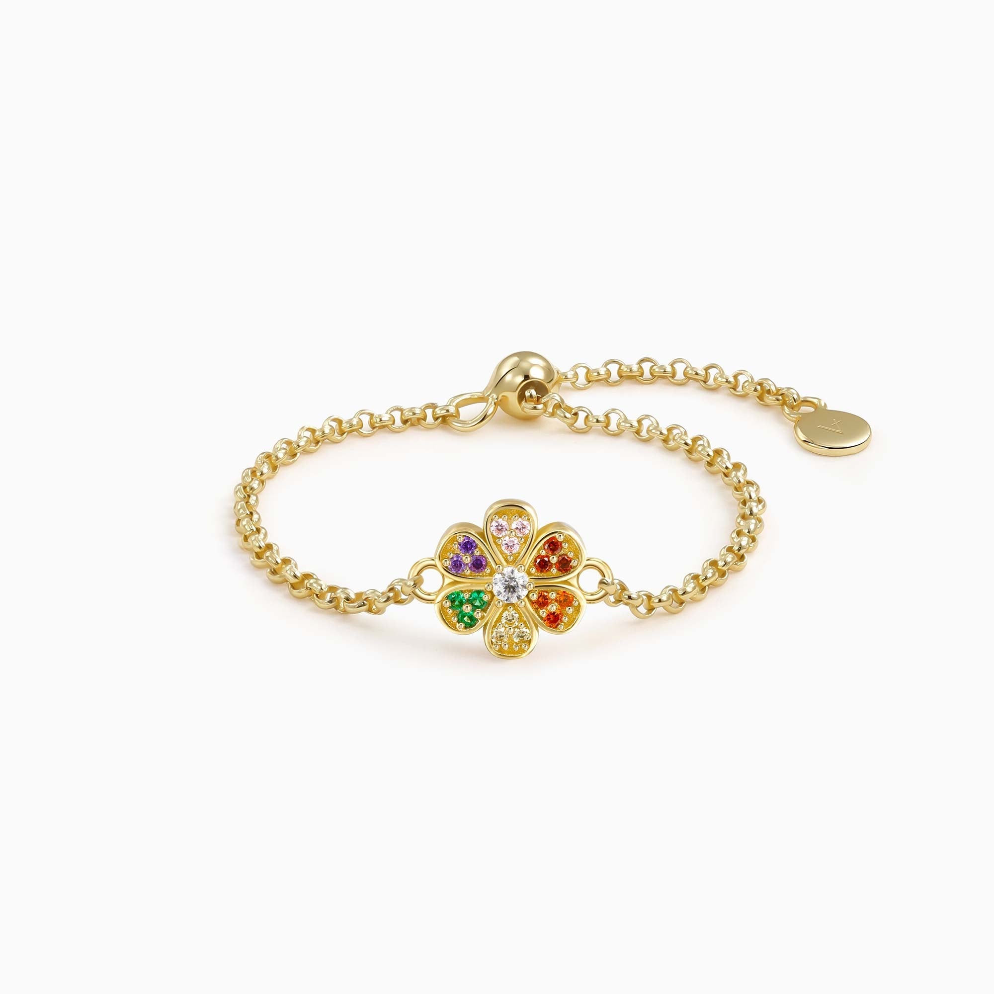 Everbloom Floral Adjustable Chain Ring