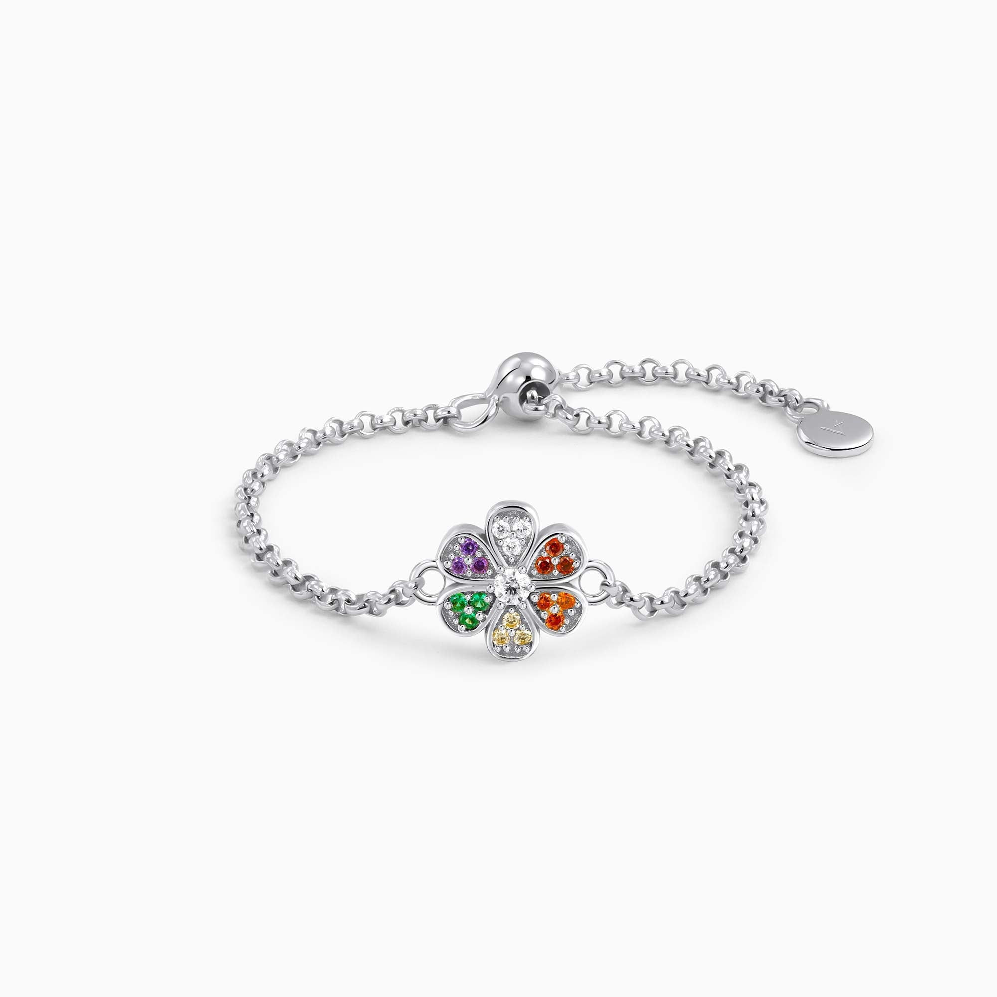 Everbloom Floral Adjustable Chain Ring