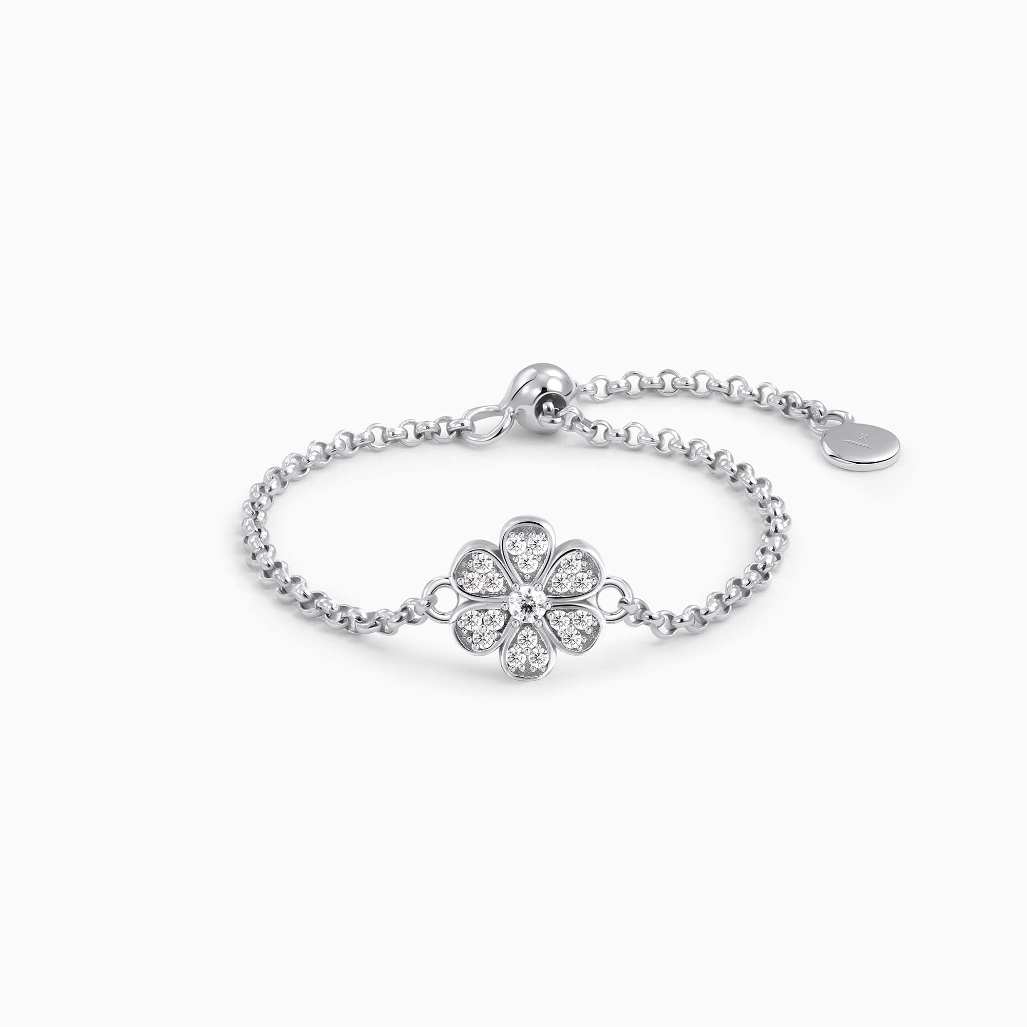 Everbloom Floral Adjustable Chain Ring