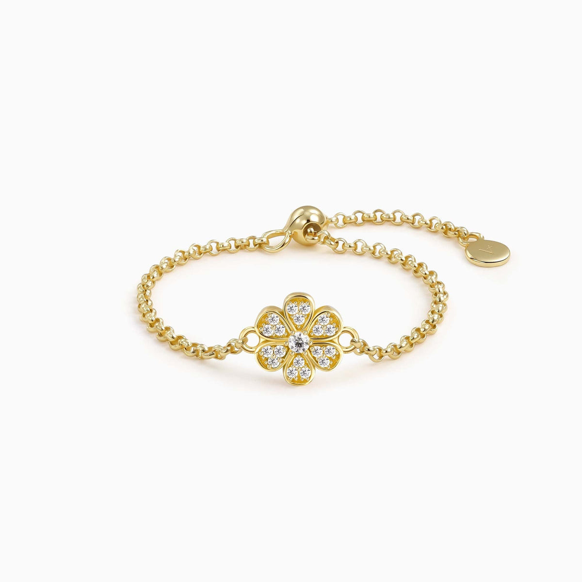 Everbloom Floral Adjustable Chain Ring