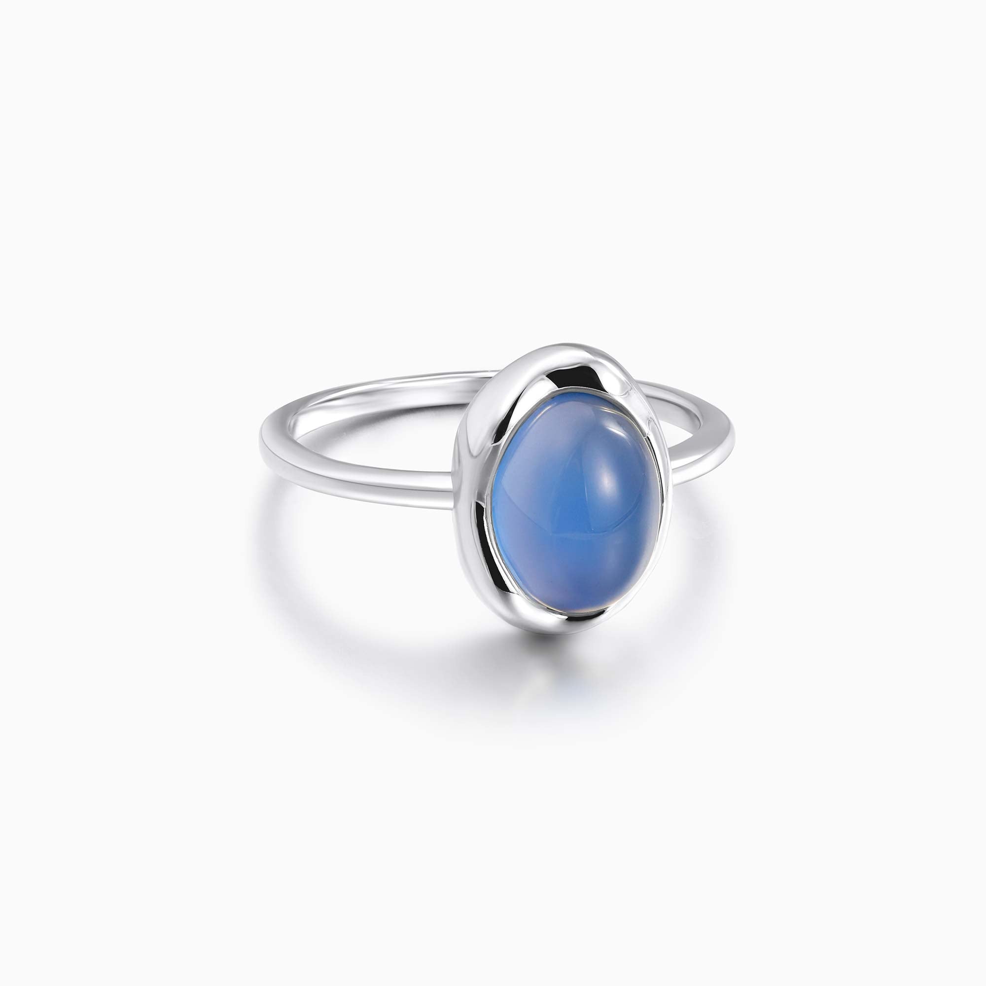 Seren Droplet Sculpted Gemstone Ring