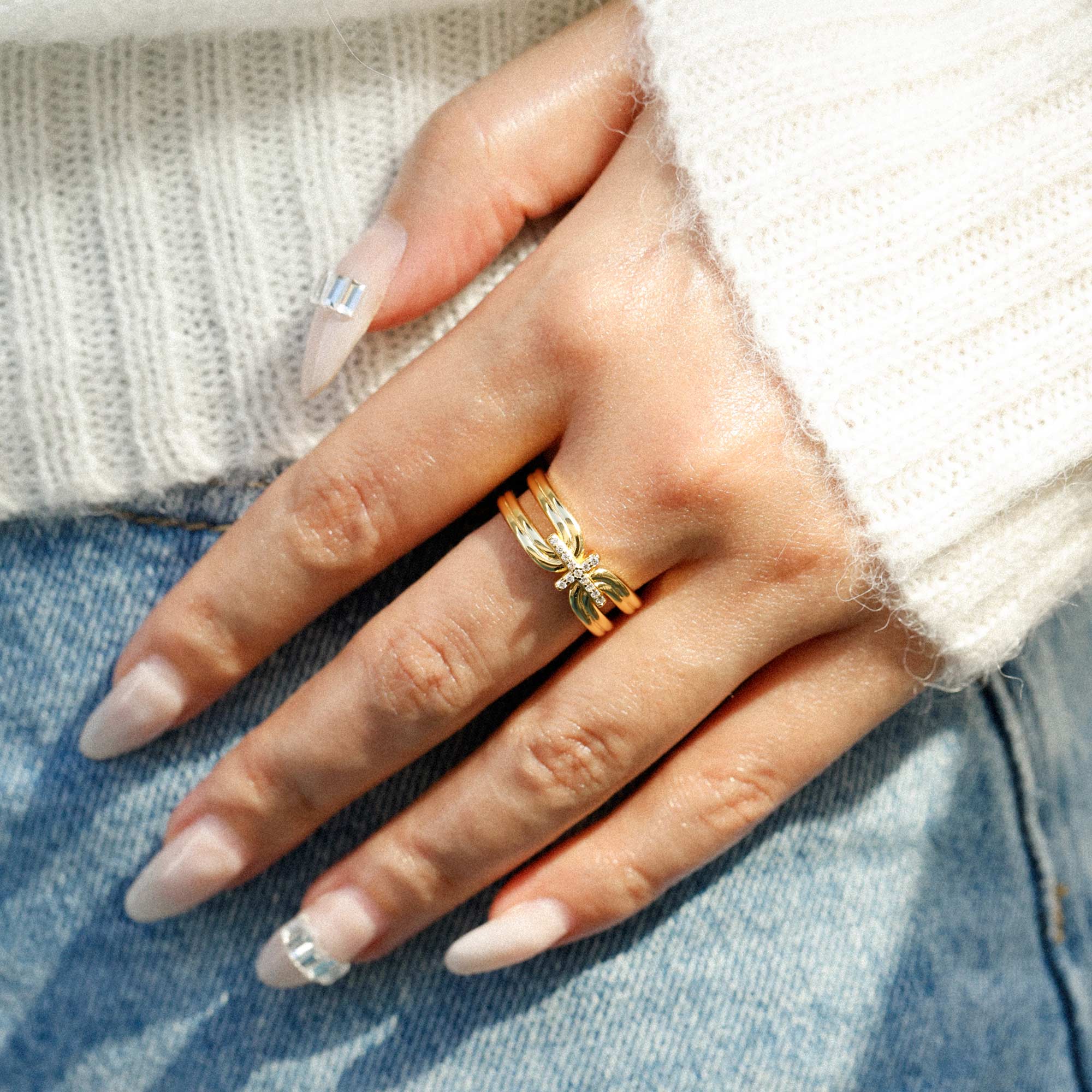 Holy Door Cross Ring