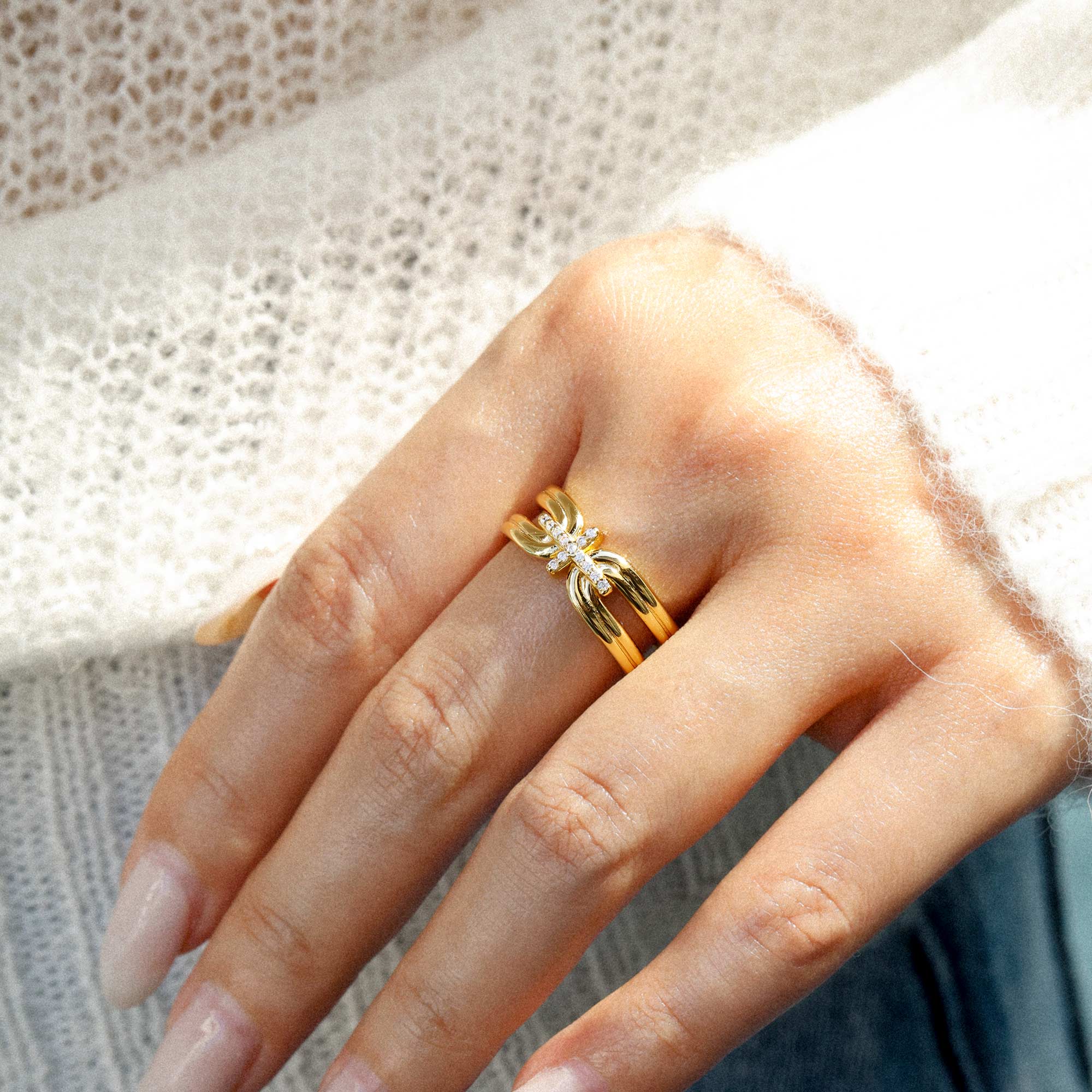 Holy Door Cross Ring