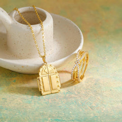 Cathedral Light Cross Ring