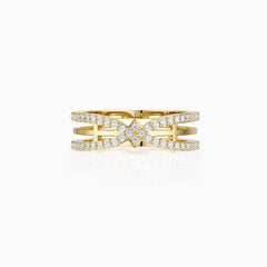 Cathedral Light Cross Ring