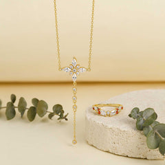 Marquise Bloom Stackable Ring