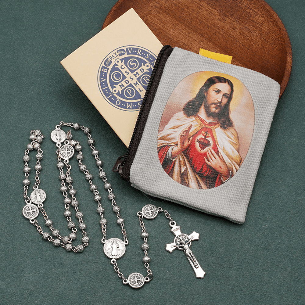 St. Benedict Alloy Refined Rosary