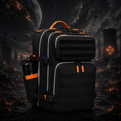 Avoidable Patch EDC Performance Backpack 35L / 45L - Black Orange