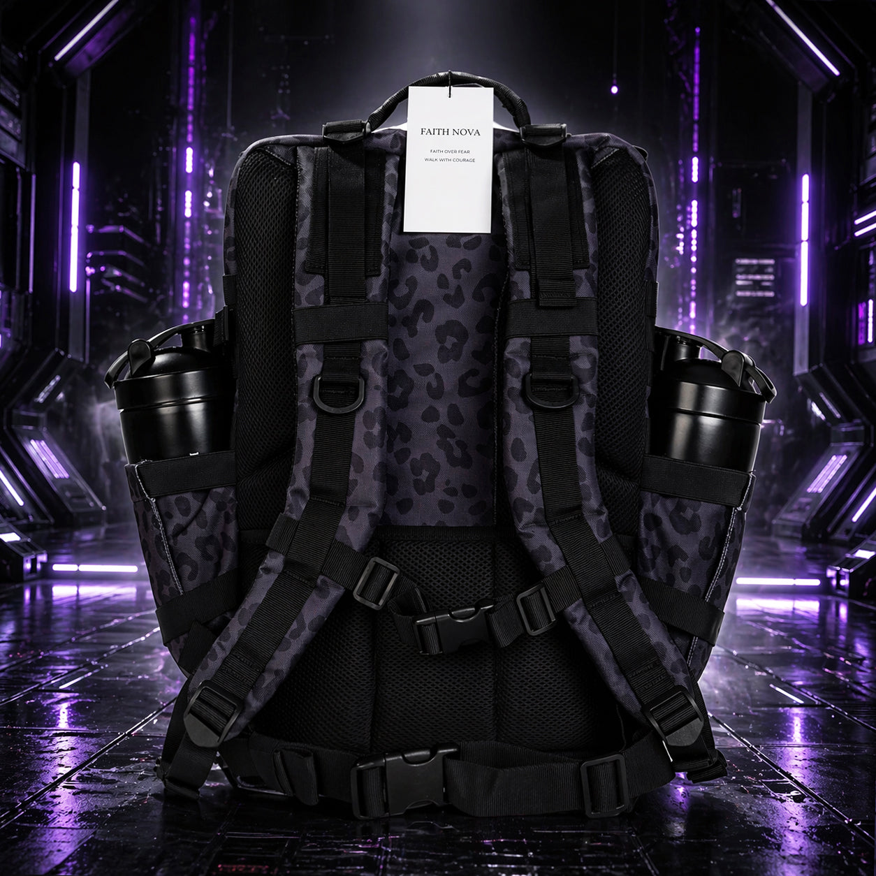 JOJO Anime Patch EDC Performance Backpack 35L / 45L - Black Leopard
