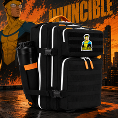 Invincible Patch EDC Performance Backpack 35L / 45L - Black Orange