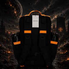 Avoidable Patch EDC Performance Backpack 35L / 45L - Black Orange